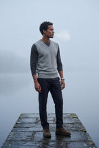 Liam | Classic V-neck Sweater Vest with Ribbed Hem