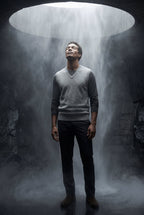 Liam | Classic V-neck Sweater Vest with Ribbed Hem