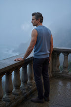Liam | Classic V-neck Sweater Vest with Ribbed Hem