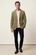 Liam | Fine Wale Tailored Single-breasted Blazer