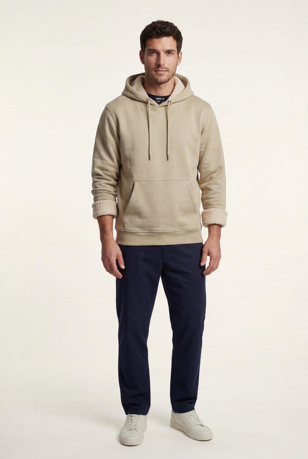 Liam | Lined Regular Fit Pullover Pocket Hoodie