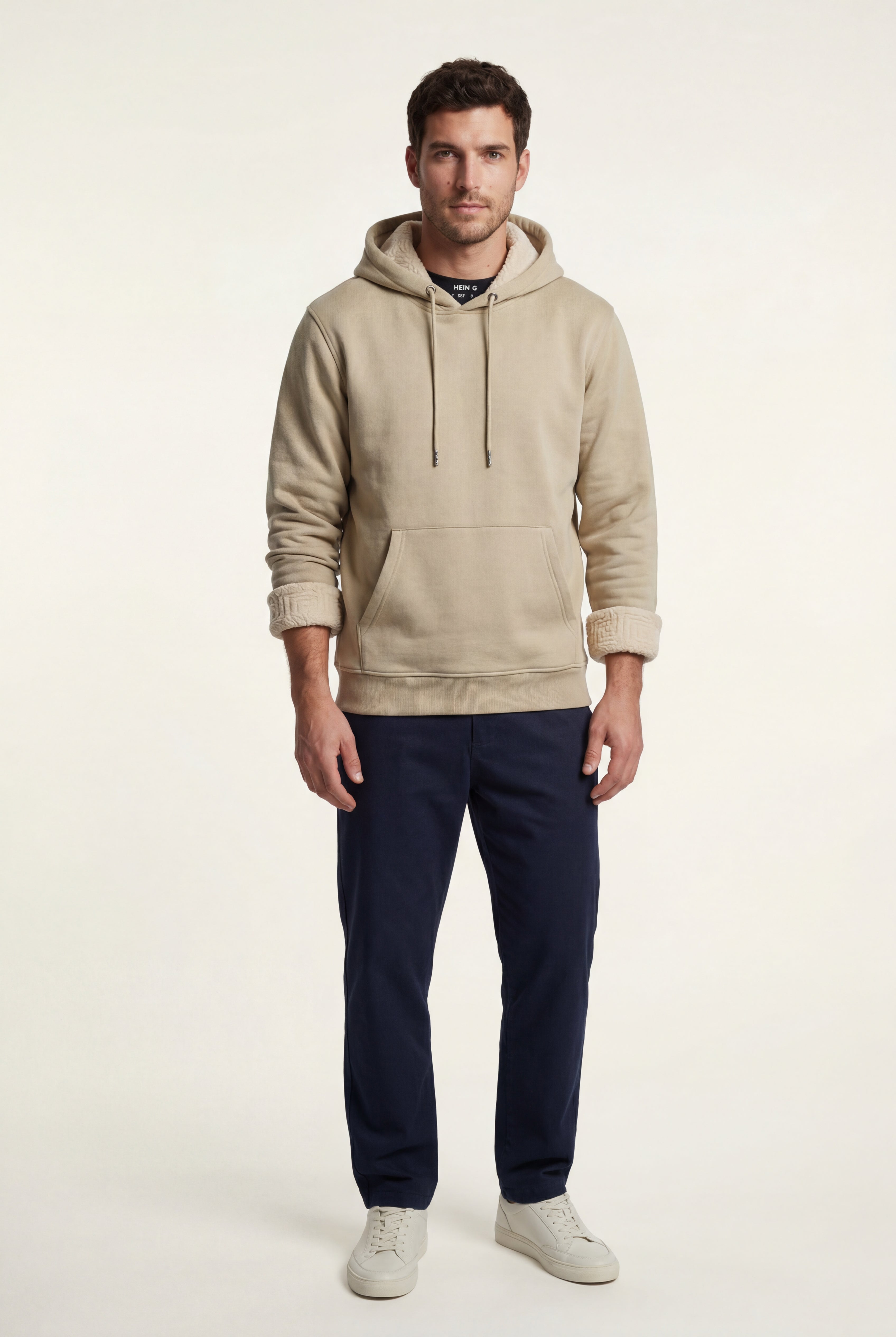 Liam | Lined Regular Fit Pullover Pocket Hoodie