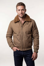 Liam | Men's Faux Collar Classic Bomber Jacket