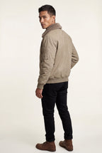 Liam | Men's Faux Collar Classic Bomber Jacket