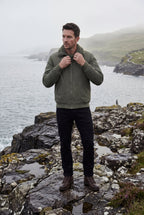 Liam | Men's Faux Collar Classic Bomber Jacket