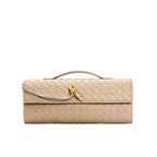 Lieke | Metallic Structured Clutch Shoulder Bag