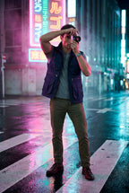 Liam | Multi-pocket Stand Collar Utility Vest