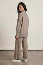 Lisa | Oversized Turtleneck Relaxed Lounge Set with Wide-leg Pants