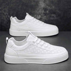 Liam | Perforated Minimalist Low-top Sneakers