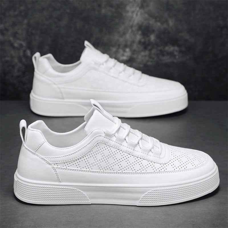 Liam | Perforated Minimalist Low-top Sneakers