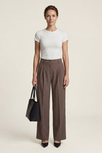 Lia | Wide Leg Office Trousers