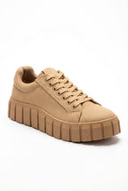 Lucy | Women's Chunky Platform Low-Top Canvas Sneakers
