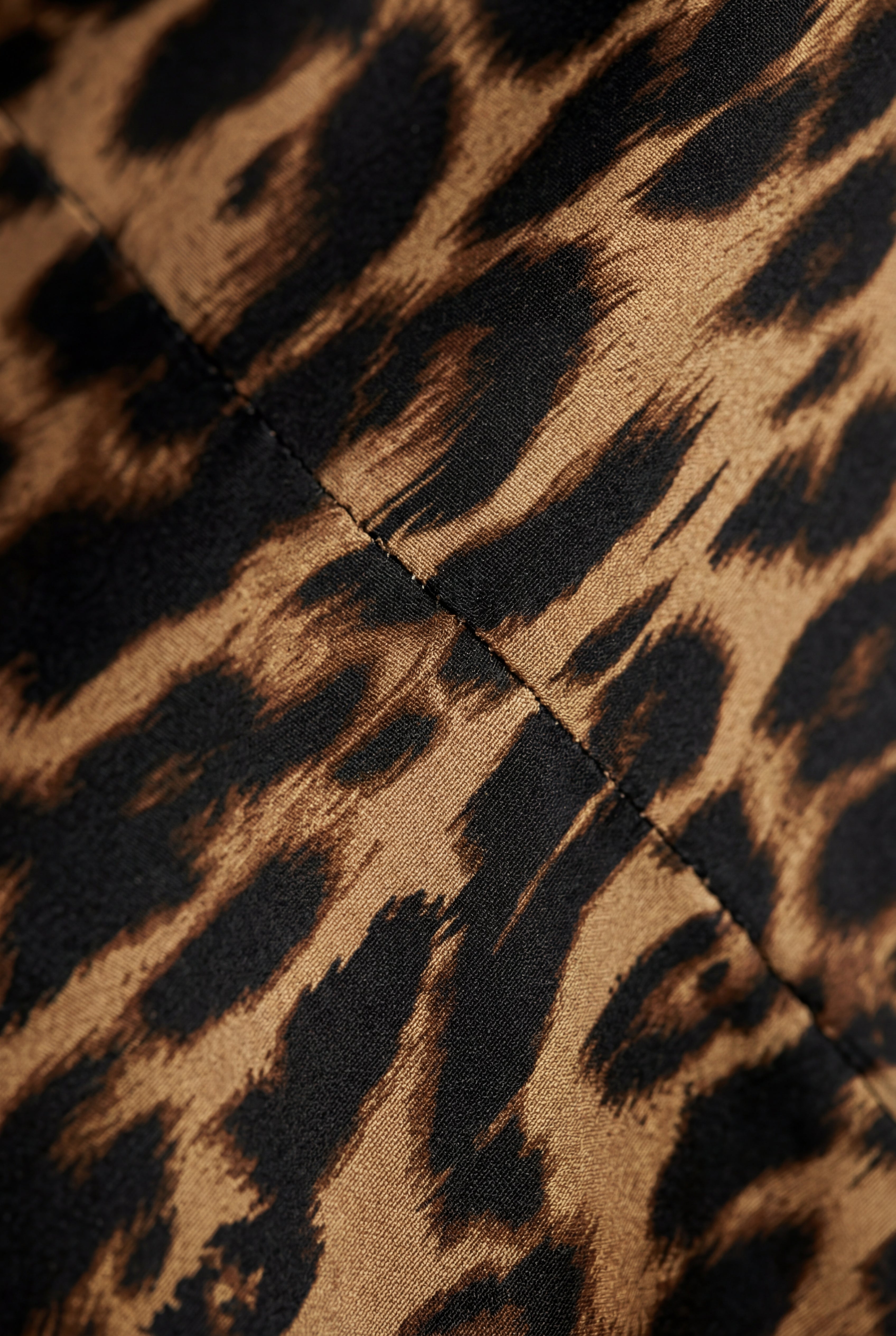Alyssa | Leopard Print Bias-cut Maxi Skirt Brown For Women