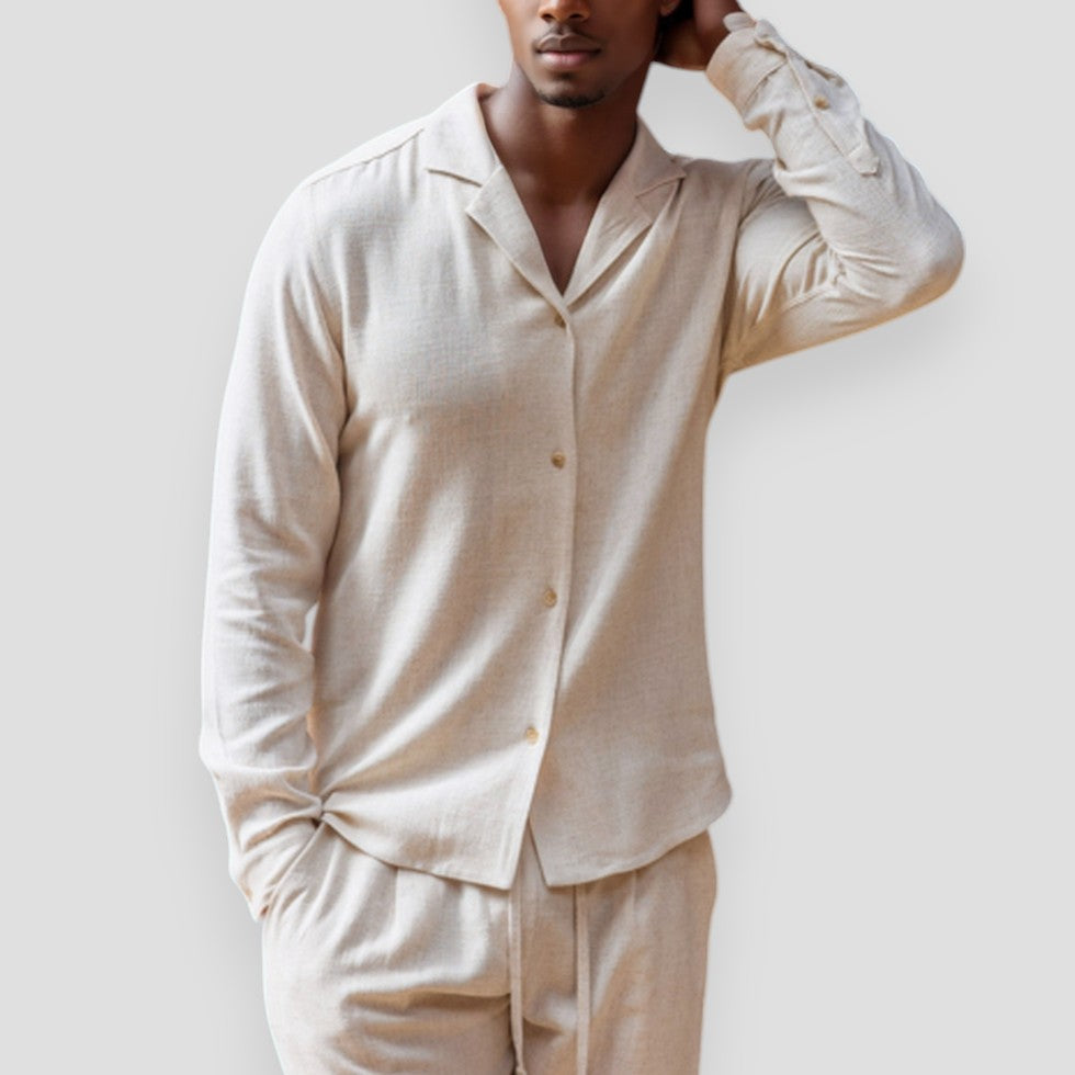 Milano | Old Money Linen Shirt For Men