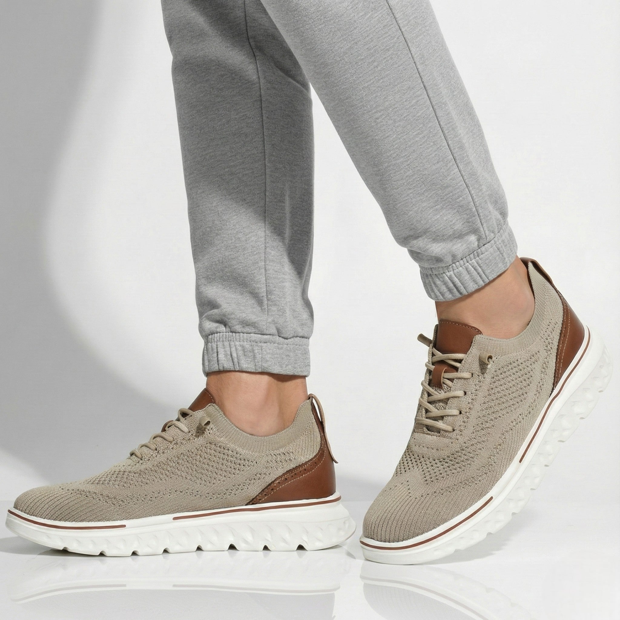 Liam | Chunky Sole Lace-up Low-top Sneakers