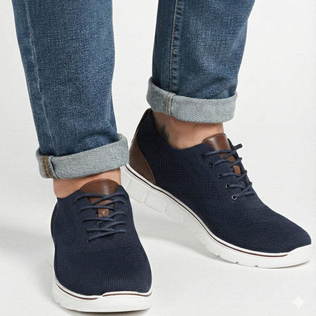 Liam | Chunky Sole Lace-up Low-top Sneakers