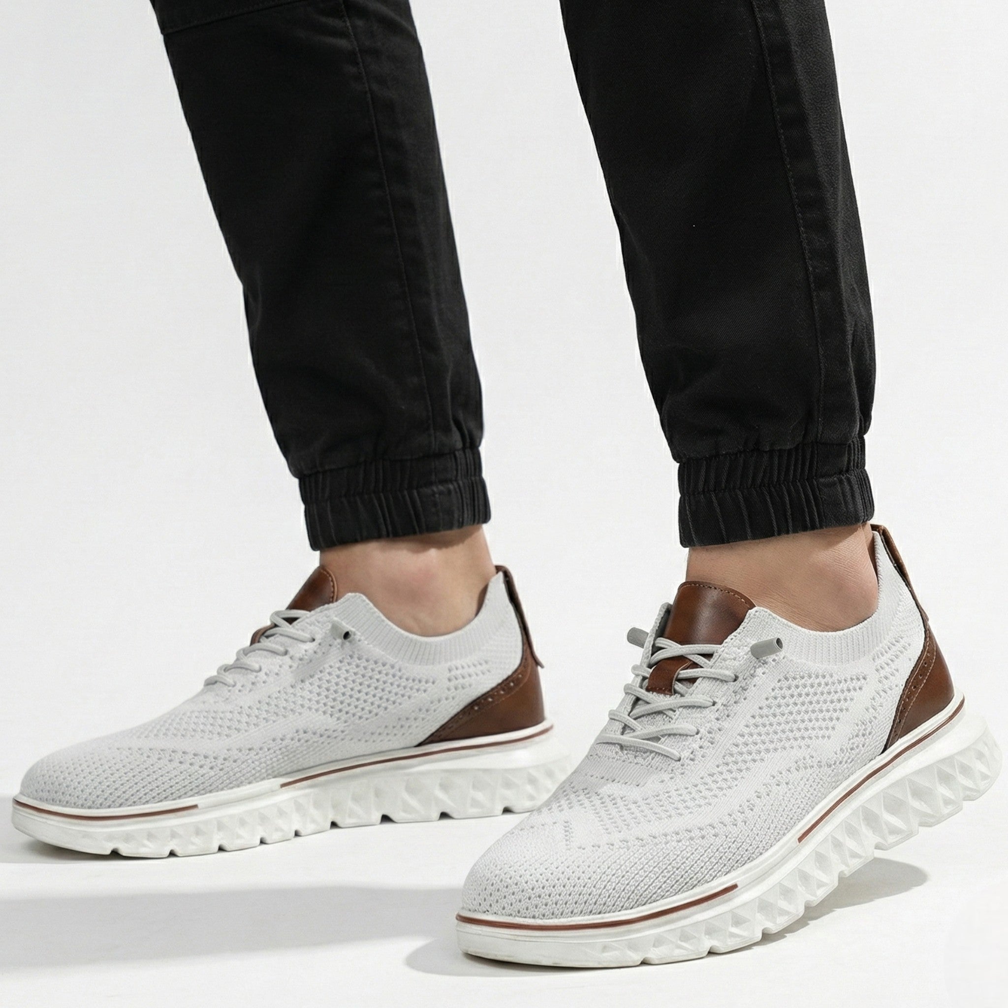 Liam | Chunky Sole Lace-up Low-top Sneakers