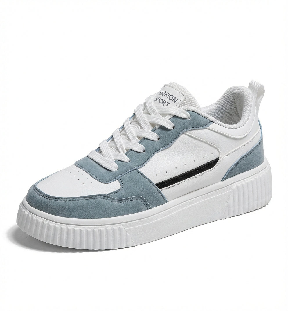 Kendra | Chunky Sole Colorblock Low-top Lace-up Sneakers