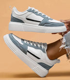 Kendra | Chunky Sole Colorblock Low-top Lace-up Sneakers