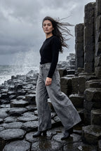 Lia | High-waisted Wide Leg Full-length Jeans
