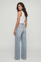 Lia | High-waisted Wide Leg Full-length Jeans