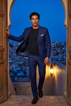 Liam | Modern Fit Tailored Two Piece Suit with Notch Lapel Jacket
