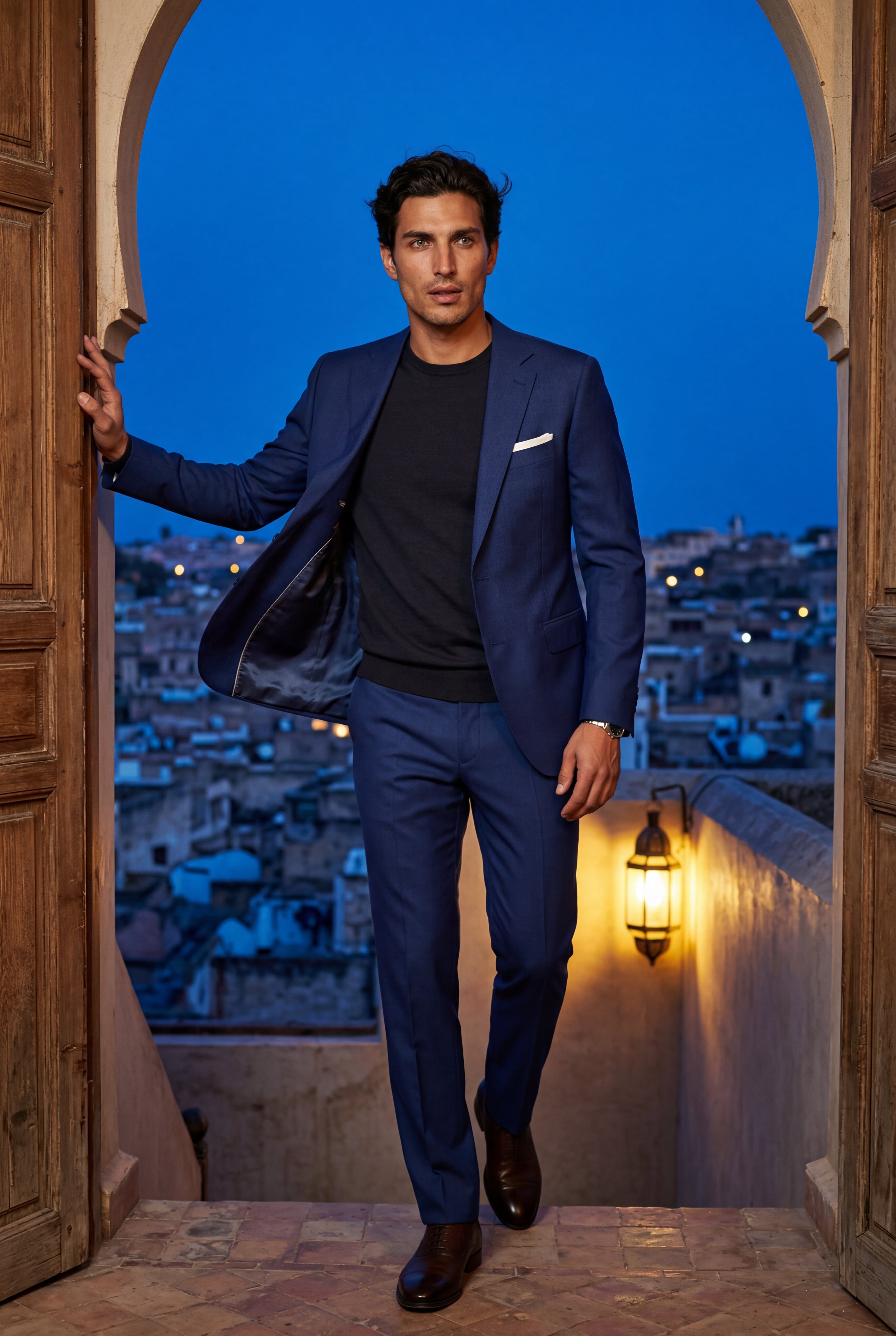 Liam | Modern Fit Tailored Two Piece Suit with Notch Lapel Jacket