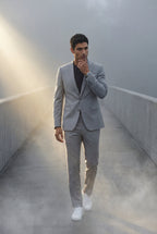 Liam | Modern Fit Tailored Two Piece Suit with Notch Lapel Jacket