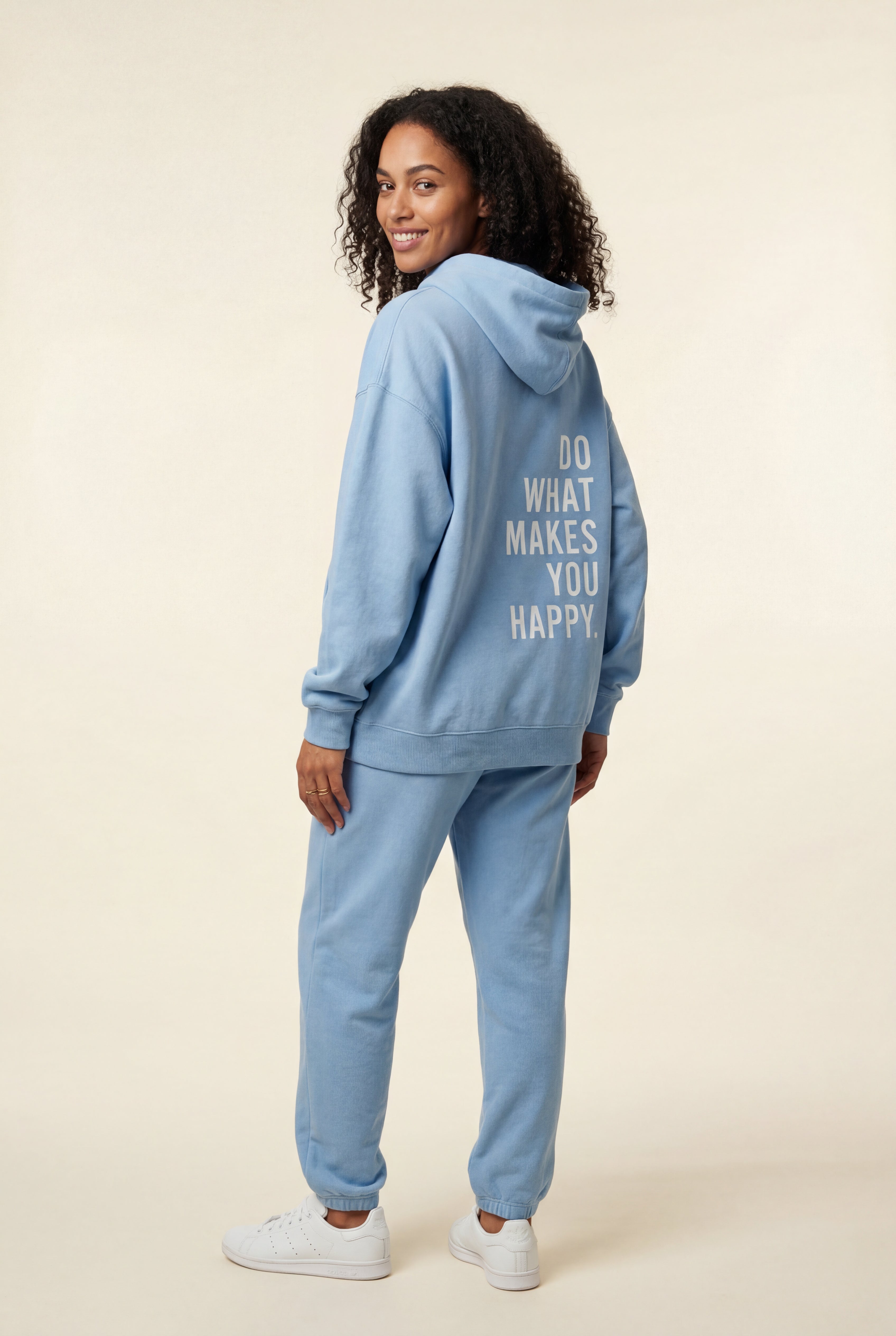 Lia | Motivational Back Print Oversized Graphic Hoodie