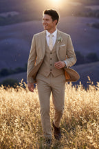 Liam | Slim Fit Three Piece Wedding Suit with Vest