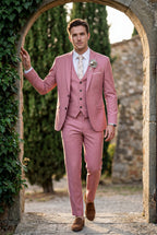 Liam | Slim Fit Three Piece Wedding Suit with Vest