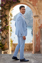 Liam | Slim Fit Three Piece Wedding Suit with Vest