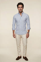 Liam | Tailored Vertical Stripe Button-down Dress Shirt