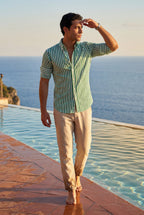 Liam | Tailored Vertical Stripe Button-down Dress Shirt