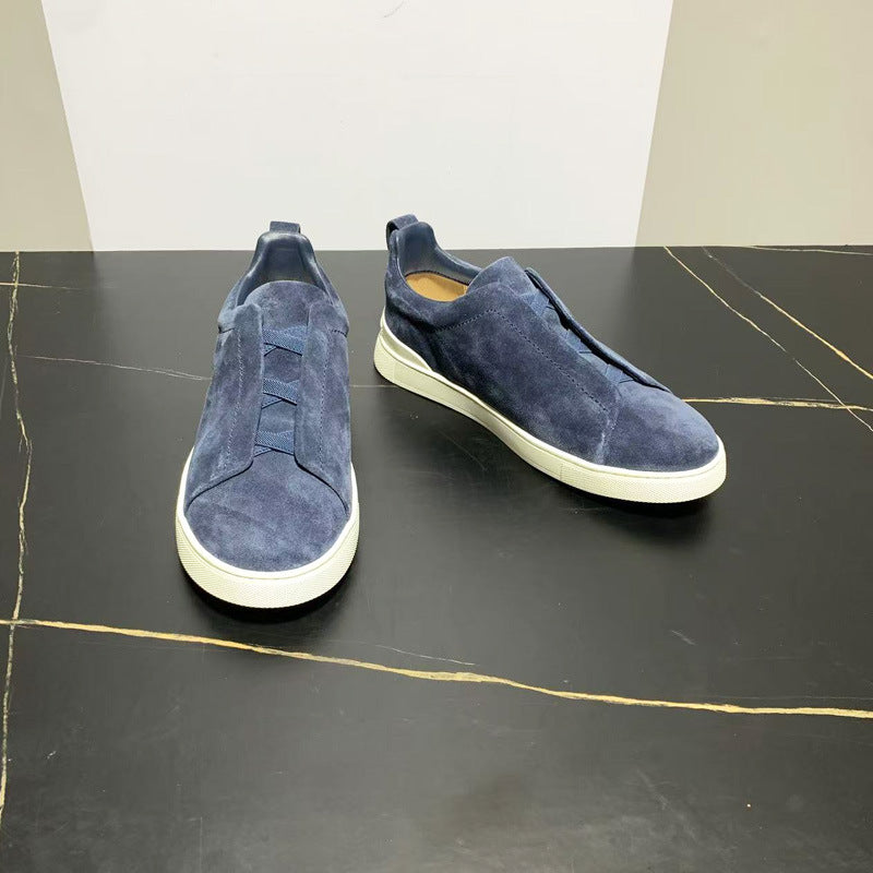 Liam | Textured Slip-on Low Top Sneakers