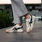 Gio | Women's Retro Low-Top Slip-On Sneakers with Color-Block Panels