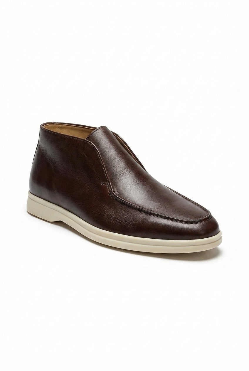Liam | Mid-top Slip-on Loafer with Moccasin Stitching