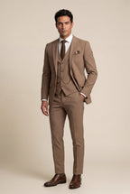 Liam | Notch Lapel Tailored Three-piece Suit