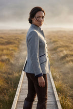 Structured Riding Jacket with Contrast Piping | Senna