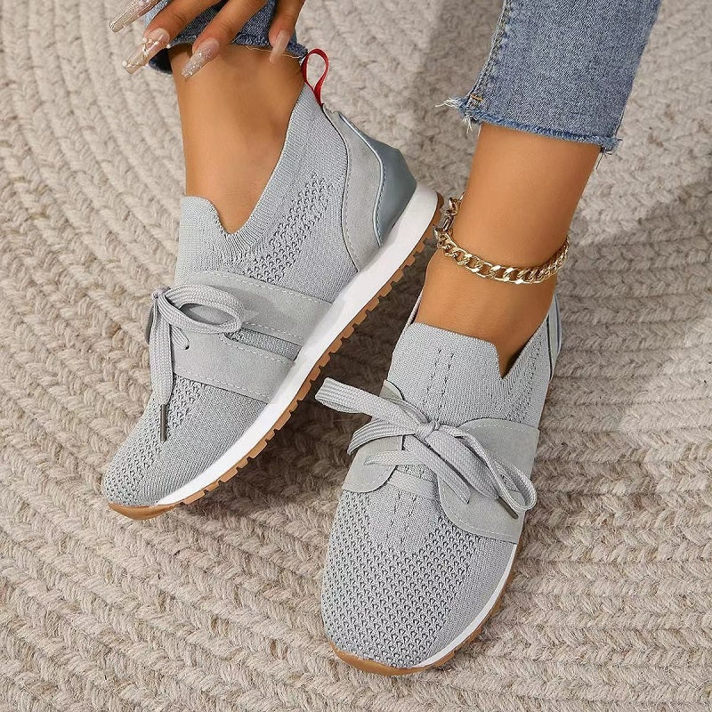 Lucy | Breathable Lace-up Low-top Sneakers