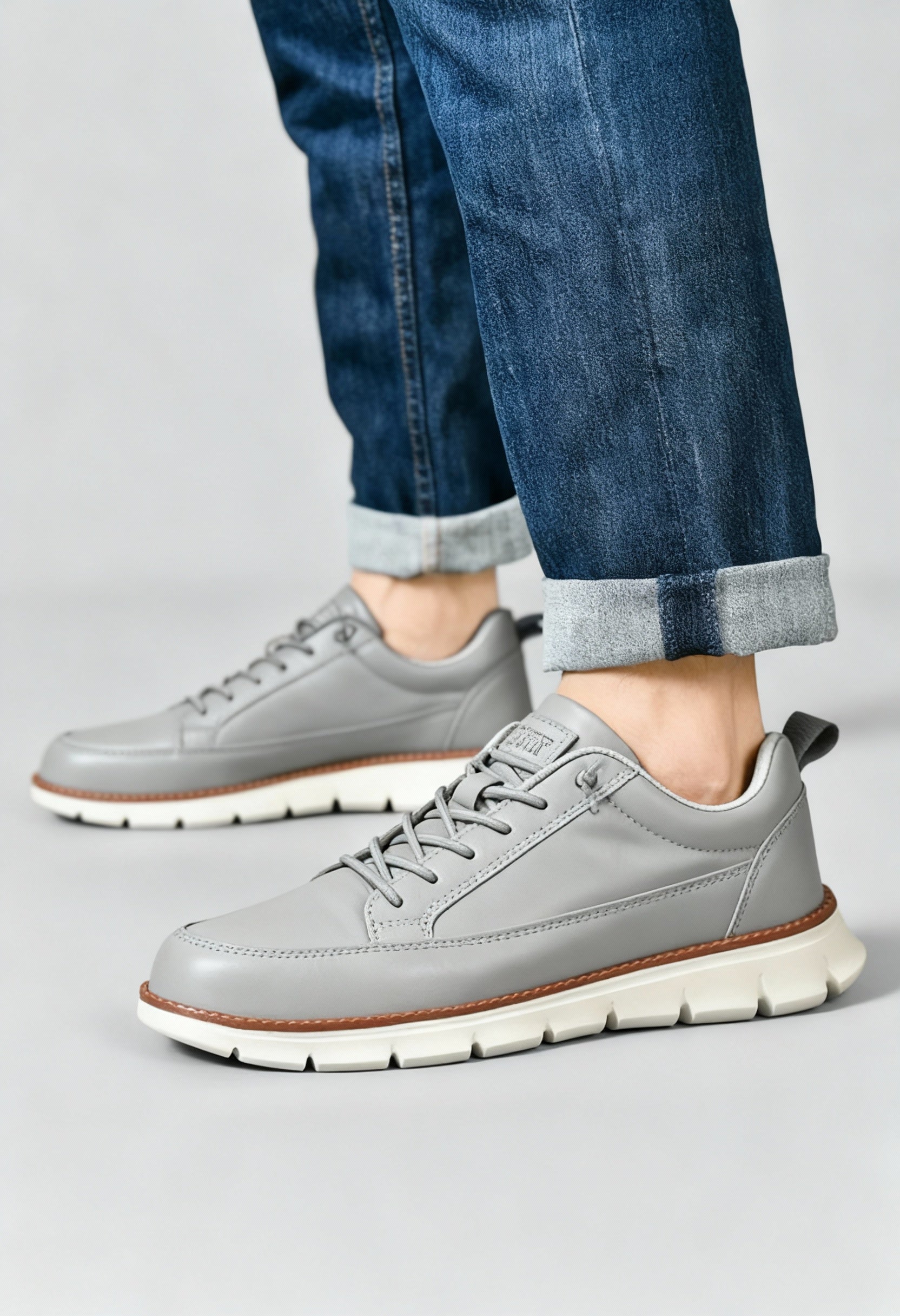 Liam | Chunky Sole Lace-up Casual Sneakers
