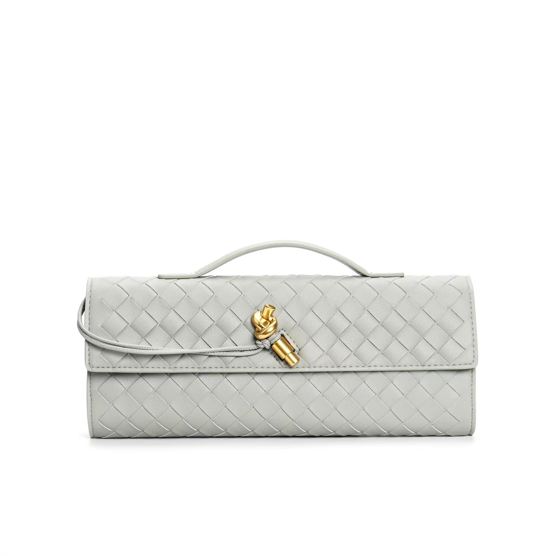 Lieke | Metallic Structured Clutch Shoulder Bag