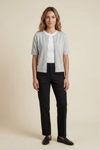Oversized Ribbed Button-front Cardigan Sweater | Senna