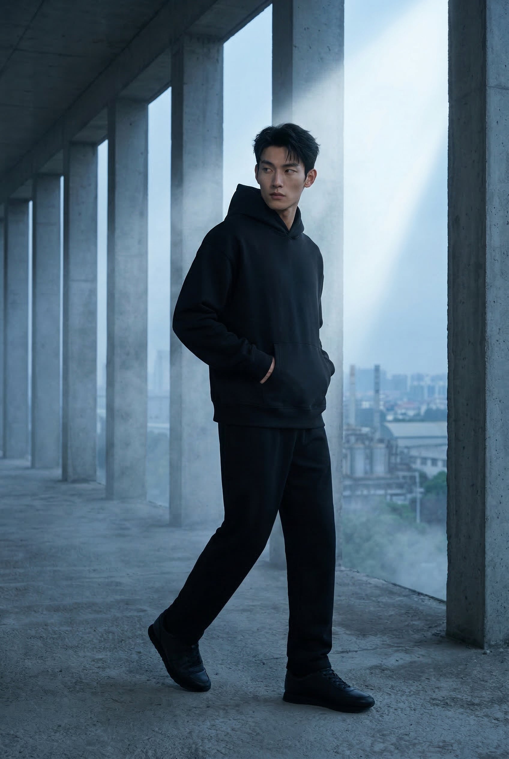 Liam | Relaxed Fit Pullover Hoodie with Kangaroo Pocket