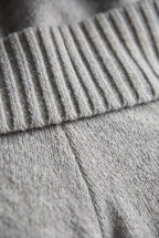 Lia | Ribbed Cropped Hoodie and Flared Pants Lounge Set