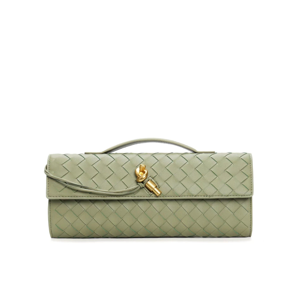 Lieke | Metallic Structured Clutch Shoulder Bag
