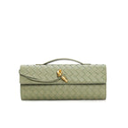 Lieke | Metallic Structured Clutch Shoulder Bag