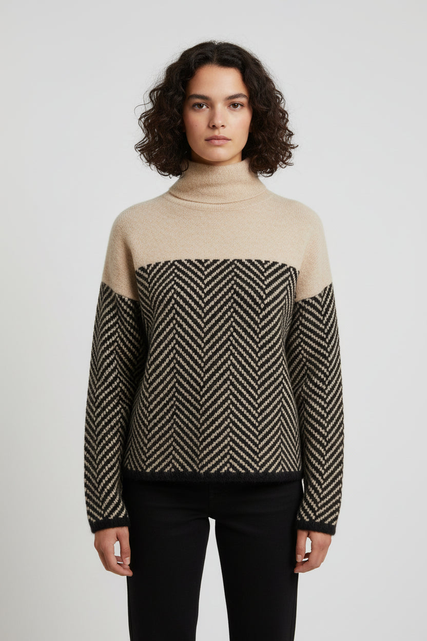 Mae Elisa - Soft Turtleneck Sweater