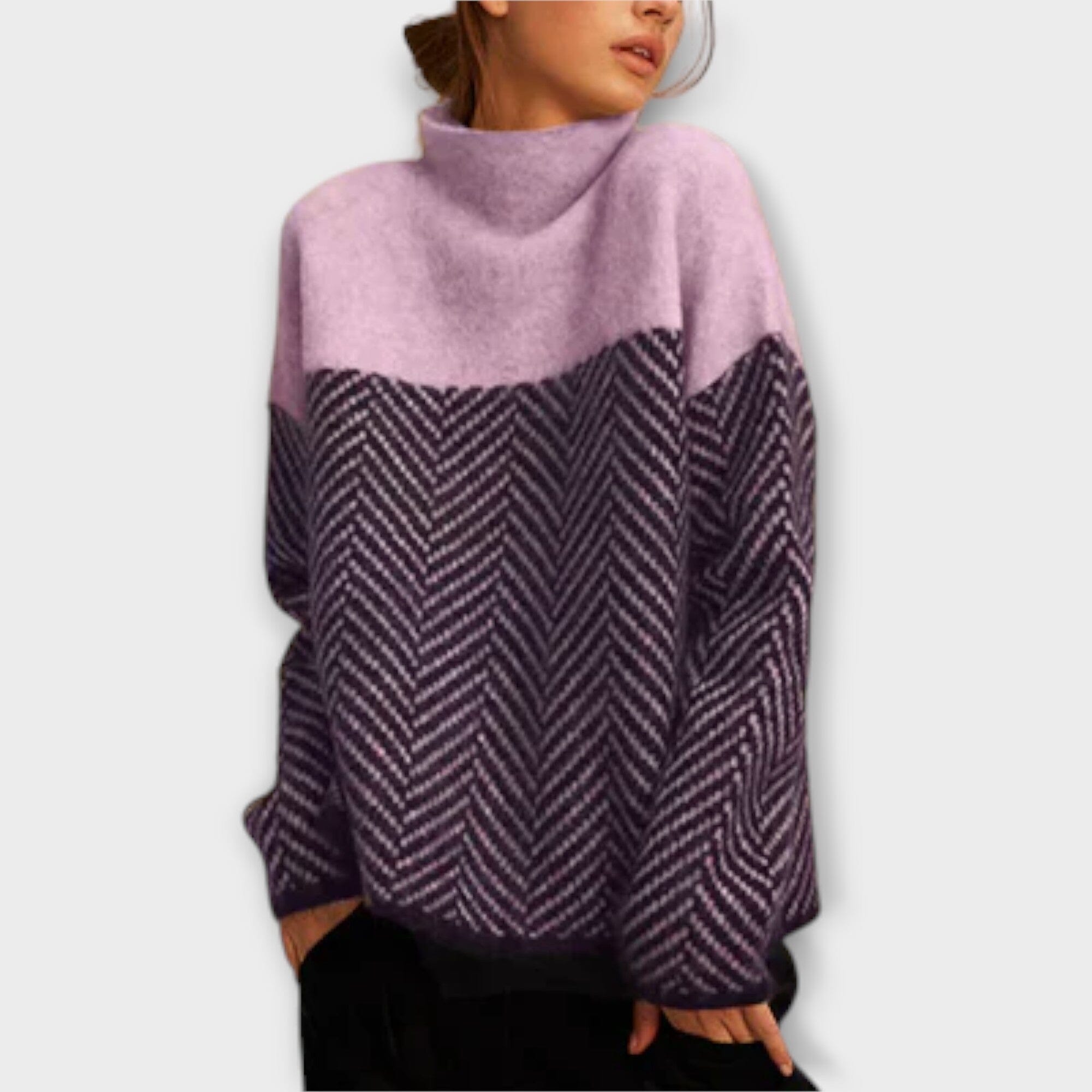 Mae Elisa - Soft Turtleneck Sweater