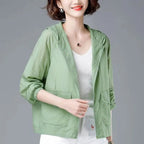 Robin | Women's Windproof Rain Jacket with Hood Loose Fit